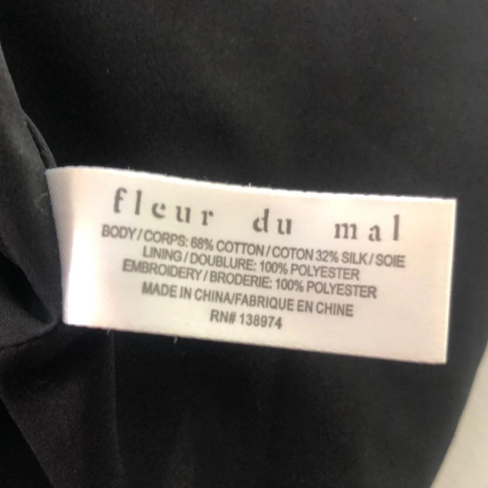 SOLD Fleur du Mal Cotton Silk Ice Cream Embroidered Mini Skirt Croquette - Picture 9 of 10